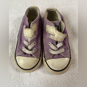 Toddler Purple Converse Shoes- toddler size 7
